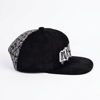 Casquette unisexe à visière plate de haute qualité, personnalisée, bicolore, avec broderie 3D, casquette snapback pour les activités de plein air, la plage, les performances et la pêche