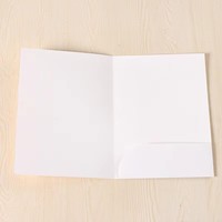 Porte-documents format lettre en PP imperméable et durable avec double poche pour présentations professionnelles, fournitures de bureau et scolaires