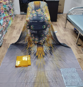 ผ้าฝ้ายอินเดียออร์แกนิคแบบสั่งทำพิเศษ ผ้าดิรัก วอยล์ ทอพิมพ์ลาย น้ำหนักปานกลาง ป้องกันไฟฟ้าสถิตย์ สำหรับผู้หญิง 110 GSM มีสินค้าในสต็อก - Product Image 1