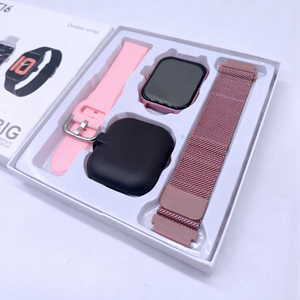 Reloj Inteligente GT16 H9 A58 Plus con 2 Correas, Compatible con Llamadas BT, Control Táctil, Modo Android IOS, Resistente al Agua IP67, Conjunto de Correa Cuadrada - Product Image 3