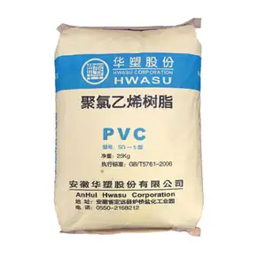 Giá rẻ Nhựa nguyên liệu nhựa PVC nhựa sg5 bột cao cấp nhựa PVC cho đường ống và tấm