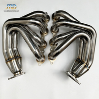 Collecteur d'échappement JTLD High Flow Performance Race Sport Long Tube pour Chevrolet Corvette C8 6.2 2020 + Header