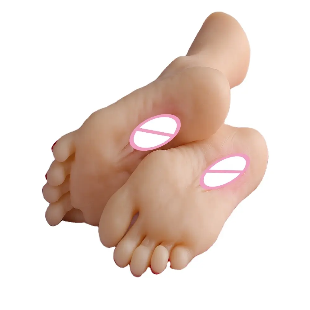 Piede maschio masturbatore piedi sesso vagina artificiale masturbatori reali realistico vagina giocattolo del sesso figa tascabile per gli uomini sesso