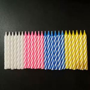 Promotional Gift Craft Spiral Set Party Halloween New Year Easter-For Holiday Decorations Paraffin <b>Wax</b> <b>Candle</b> Topper Cake - Product Image 3
