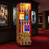 Distributeur automatique de pop-corn entièrement automatique avec écran tactile, service en libre-service, pour cinéma, parc d'attractions, centre commercial, OEM personnalisé