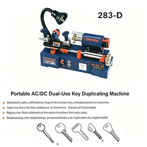 เครื่องตัดกุญแจอัตโนมัติแนวนอนรุ่น WENXING 283-D คุณภาพสูง สำหรับช่างทำกุญแจรถยนต์ เครื่องทำสำเนากุญแจประตู มอเตอร์ 110-240V ใช้ได้กับทุกยี่ห้อ - Product Image 1