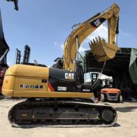 Excavatrice hydraulique d'occasion de 20 tonnes, d'origine japonaise, excavatrice d'occasion CAT 320d, excavatrices Caterpillar d'occasion