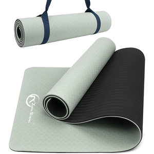 Tapete de <span class=keywords><strong>Yoga</strong></span> Portátil Zhensheng con Logotipo Personalizado, Material Ecológico, Duradero, Antideslizante, <span class=keywords><strong>para</strong></span> Pilates, Fitness y Ejercicio en Casa - Product Image 1