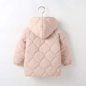 Doudoune <span class=keywords><strong>rose</strong></span> à capuche pour enfant en bas âge, <span class=keywords><strong>manteau</strong></span> chaud à la mode pour bébé fille, nouvelle collection hiver 2023 - Product Image 4