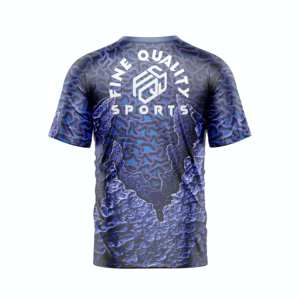 Vente en gros de t-shirts à sublimation, mailles en polyester vierges, évacuation de l'humidité, coupe à sec, impression personnalisée, trou unisexe - Product Image 6