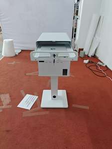 Support d'imprimante <span class=keywords><strong>DNP</strong></span> <span class=keywords><strong>620</strong></span>/<span class=keywords><strong>DNP</strong></span> RX1HS/HITI P525L avec plateau pour ordinateur portable, blanc et noir - Product Image 5