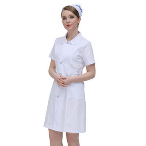 Uniforme de docteur en médecine 100% coton bon marché, blouse de laboratoire blanche, fabricant d'uniformes d'hôpital, ensembles d'uniformes de gommage - Product Image 3