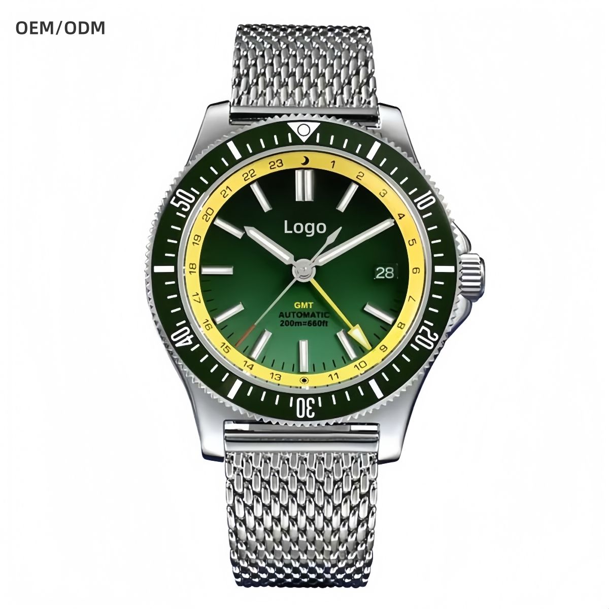 สีเขียวเงิน