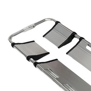 Aluminum Alloy Scoop Stretcher 168x44x6.5cm Foldable For Ambulance School Construction Site Emergency Rescue - Product Image 3