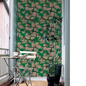 Pegatinas de Pared con Diseño de Piedra SA-1010, 45cmx10m, PVC Impermeable, Autoadhesivas, Decoración Rústica para el Hogar, Papel Tapiz Mural con Patrón Irregular - Product Image 2