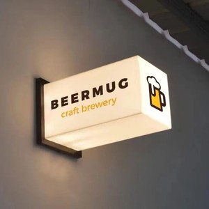 Afficheur lumineux LED mural pour centre commercial, boîte à lumière suspendue en aluminium et acrylique pour magasin de vêtements - Product Image 5