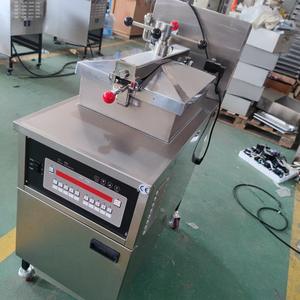 Freidora a Presión de Acero Inoxidable a Gas de 25L, 4 Cabezales, Estilo Henny Penny, Panel de Control Computron 8000, Bomba de Filtro de Aceite, para Frituras Crujientes - Product Image 3