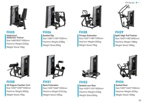 GS-FH88 Macchina Premium in Acciaio per Pressa Petto-Spalle, Attrezzatura Commerciale per Allenamento di Forza in Palestra per Esercizi Petto e Spalle - Product Image 4