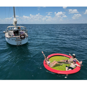 <span class=keywords><strong>Hamac</strong></span> aquatique <span class=keywords><strong>gonflable</strong></span> en PVC à mailles Drop Stitch personnalisé, modèle 2026, le plus vendu, avec un nouveau design durable pour les loisirs aquatiques en famille - Product Image 1
