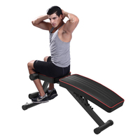 Banc de musculation portable en acier, durable, écologique, sûr, multifonctionnel, pour exercices de flexion des jambes, style plat, réglable et pliable