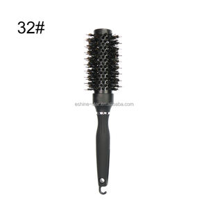 Logo personnalisé en Nylon mélangé avec poignée en caoutchouc, brosses rondes ioniques à double poils pour <span class=keywords><strong>coiffeur</strong></span> professionnel - Product Image 6