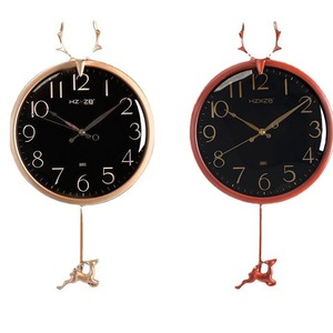 Nordic Style Wall <b>Clock</b> Round Silent <b>Battery</b> Powered Home Decor Living Room Bedroom - Product Image 3