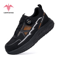 Chaussures de sécurité antistatiques et antidérapantes SRC, bottes de travail respirantes et légères, boucle rotative, anti-écrasement, anti-perforation