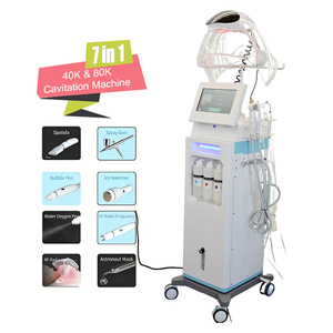 Máquina facial portátil 8 en 1 de hidro-oxígeno para limpieza profunda de la piel, equipo de belleza para reafirmar el rostro - Product Image 1