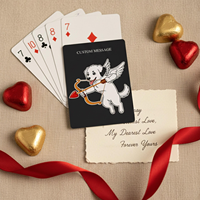 Jeu de cartes de conversation personnalisées en papier artistique pour couples et familles, idéal pour les jeux de société, les fêtes et les cadeaux, avec boîte