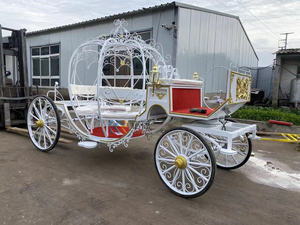 Cales de tourisme électriques de style européen, type calèche citrouille, pour mariage, à vendre - Product Image 3