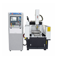 Fraiseuse CNC semi-enclosée Jinan Mosencnc 4040, broche ATC 5,5 kW 24000 tr/min, banc de travail entièrement en fonte, plan de travail avec évier
