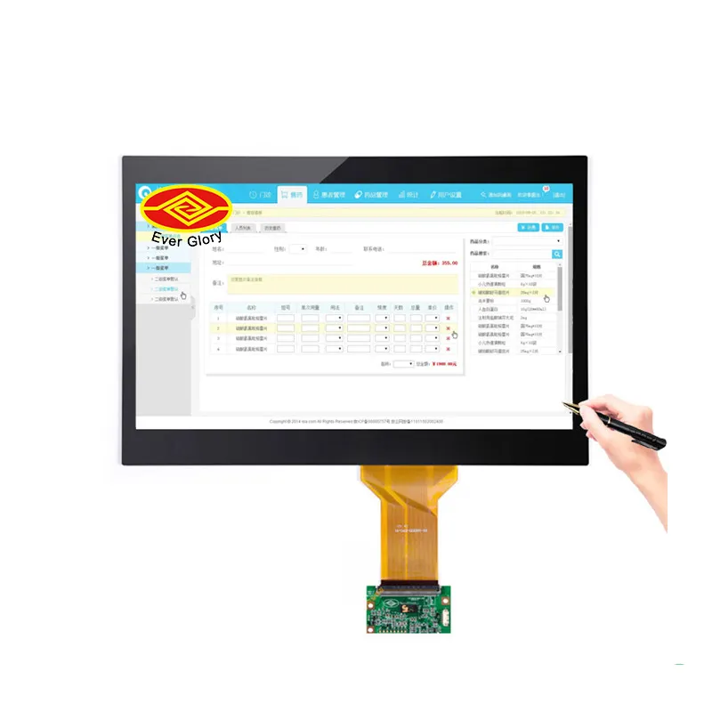 10.1Inch 16:9 Capacitieve Touchscreen Panel Sensor Glas Ito <span class=keywords><strong>Film</strong></span> 10 10.1 "<span class=keywords><strong>Touch</strong></span> Screen Digitale Fotolijst Reclame spelers