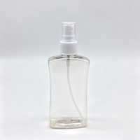 Flacon pulvérisateur carré en PET de 100 ml avec pompe pour nettoyant visage et lotion
