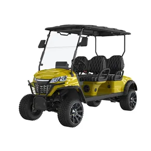 Factory Latest Unique Design Smart Lifted Golf Cart 4 Seater Electric Golf Carts 48V 72V Lithium Battery Golf Carts