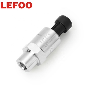 Lefoo sensor de pressão 4-20ma, transmissor de pressão de ar de água óleo 304 aço inoxidável transmissor de pressão