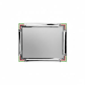 Targa Alluminio Tricolore <b>Trophies</b> Medals & <b>Plaques</b> MM 200X150 - Product Image 2
