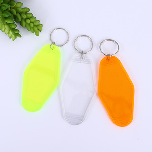 Sỉ buôn móc khóa acrylic tùy chỉnh, móc khóa nhựa nhiều màu sắc, móc khóa khách sạn, in logo, thẻ móc khóa khách sạn, móc khóa số lượng lớn - Product Image 3