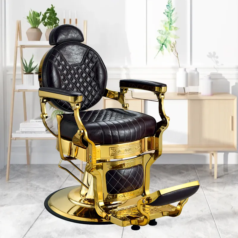 Wholesale Vintage Beauty Barber Chairs Set Hydraulic Reclining Hair Salon Chair For Men