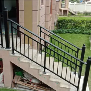 Grosir pagar tangga alumunium VERCHA, pagar luar ruangan untuk distributor langkah, pintu dan jendela Aloi aluminium