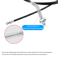 Câbles de frein pour vélo électrique de haute qualité, durables, antirouille, type tambour avant et arrière