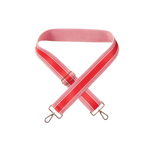 Sangle en toile de 5 cm, rouge uni, pour sac à main - Product Image 1