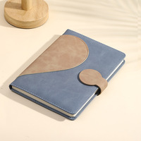Cuaderno de Regalo de Alta Calidad con Logotipo Personalizado, A5/B5, Páginas Rayadas, Diario Académico con Hebilla, Papelería de Oficina, Cuaderno de Cuero PU