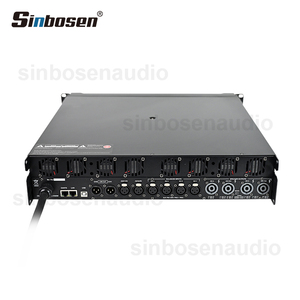 Nhà Máy Bán buôn PA hệ thống 2U màn hình cảm ứng DSP Analog/AES đầu vào lớn khuếch đại công suất được xây dựng trong Bộ vi xử lý cho loa siêu trầm - Product Image 4