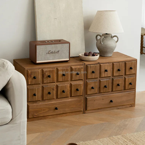 Chất lượng cao nhà máy Trung Quốc tùy biến phòng ngủ thông đầu giường Châu Phi tếch Bàn Cạnh Giường ngủ - Product Image 4