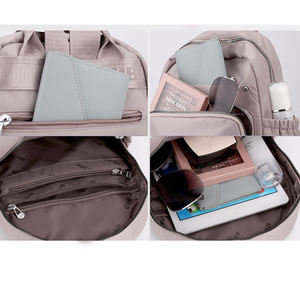 Custom Women <b>Backpack</b> Girls School Bag <b>Backpack</b> Luxury Waterproof Travel Ladies <b>Backpack</b> - Product Image 4