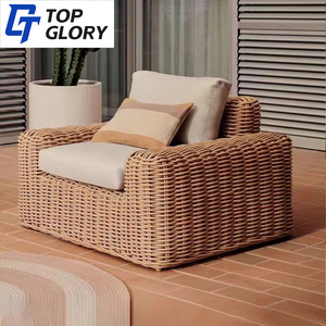 TG Set de Muebles de Lujo para Jardín Sofá de Ratán PE para <span class=keywords><strong>Exterior</strong></span> Mimbre y Aluminio Set de Muebles de Patio Sofá Lounge para <span class=keywords><strong>Exterior</strong></span> - Product Image 3