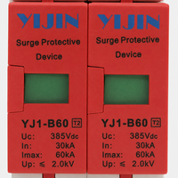 YIJIN Protection contre les surtensions CA monophasé SPD Rail DIN 20KA 40KA 30KA 60KA 4P 385V Stabilisateur de tension domestique 50/60Hz Haute Performance