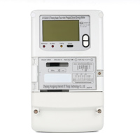 Compteur d'énergie intelligent prépayé triphasé à quatre fils 5 (60) a 220/380V avec écran LCD, fonction 4G/NB IoT