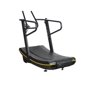 Tapis roulant courbé non motorisé à résistance auto-générée, machine de course mécanique sans moteur pour entraînement <span class=keywords><strong>cardio</strong></span> en salle de sport - Product Image 2