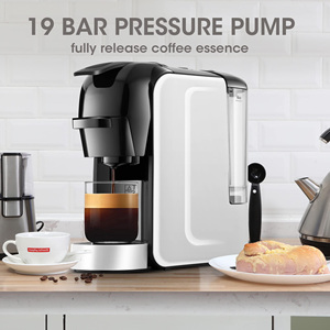 Máy Pha Cà Phê 3 Trong 1, Máy Pha Cà Phê Đa Viên Nang Tự Động Hoàn Toàn, Máy Pha Cà Phê Nespresso Tương Thích - Product Image 2